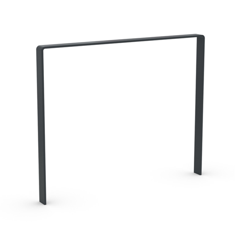 Fietsaanleunbeugel Safety 2 fietsen Antraciet 100 cm Beton