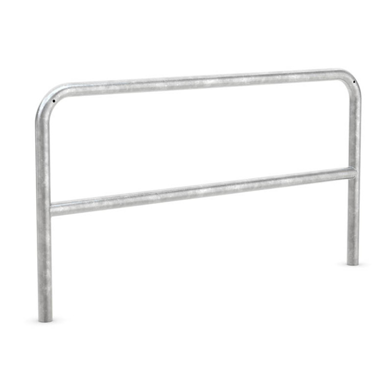 Fietsaanleunbeugel Safety 2 fietsen met tussenbuis 150 cm Beton