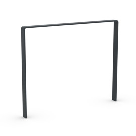 Fietsaanleunbeugel Safety 2 fietsen Antraciet 100 cm Beton