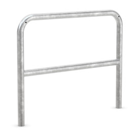 Fietsaanleunbeugel Safety 2 fietsen met tussenbuis 100 cm Beton