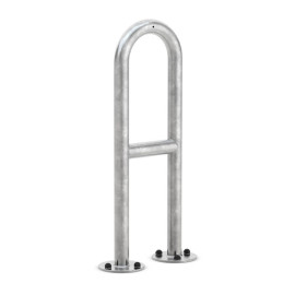 Fietsaanleunbeugel Safety 2 fietsen A-model 27 cm