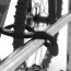 Fietsaanleunbeugel Safety 2 fietsen met tussenbuis 200 cm - Detail