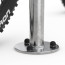 Fietsaanleunbeugel Safety 2 fietsen met tussenbuis 100 cm - Detail