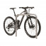 Fietsaanleunbeugel trust 75 cm Beton 2 fietsen - Productfoto met fiets