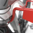 Fiets ophangysteem 1 fiets rood - Detail