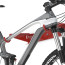 Fiets ophangysteem 1 fiets rood - Detail