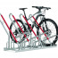 Fietsenrek Center met beugel 2 fietsen - Productfoto met fiets
