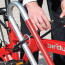 Fietsenrek Center met beugel 4 fietsen - Sfeer detail