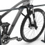 Fietsaanleunbeugel Safety 2 fietsen Antraciet 100 cm - Detail