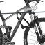 Fietsaanleunbeugel Safety 2 fietsen Antraciet 100 cm - Detail