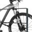 Fietsaanleunbeugel Safety 2 fietsen Antraciet met tussenbuis 100 cm Beton - Detail