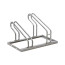 Fietsenrek Zilver 2 Fietsen BRASQ